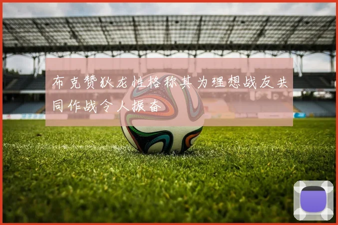 布克赞狄龙性格称其为理想战友共同作战令人振奋